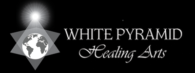 White Pyramid Healing Logo